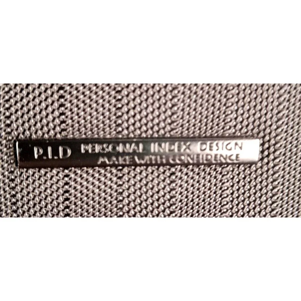 P.I.D personnel index design business Laptop bag Ballistic Black Nylon Briefcase